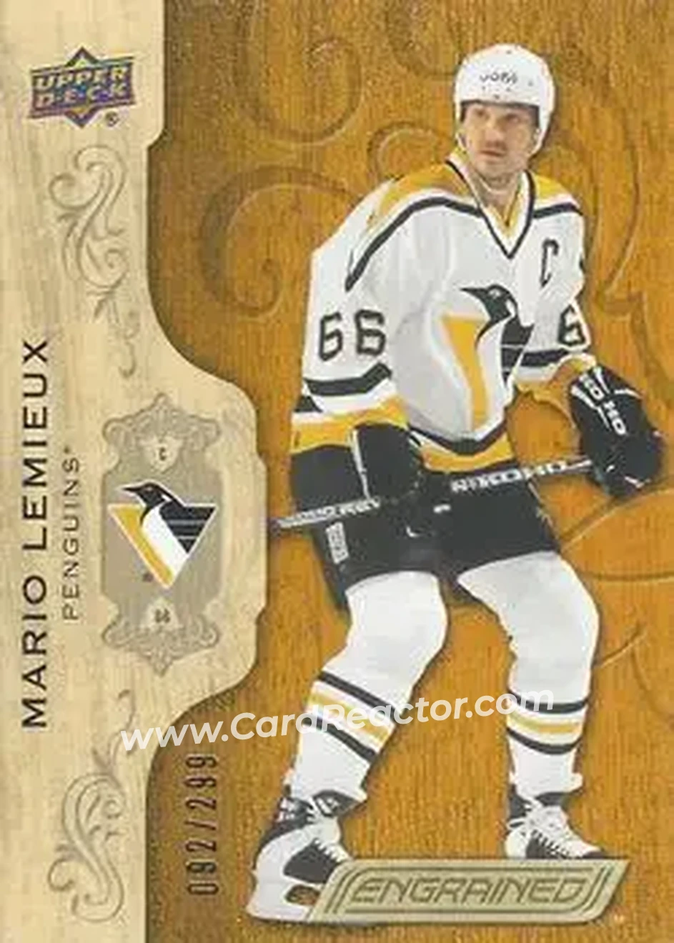 2018-19 Upper Deck Engrained #40 - Mario Lemieux - Pittsburgh Penguins - Front