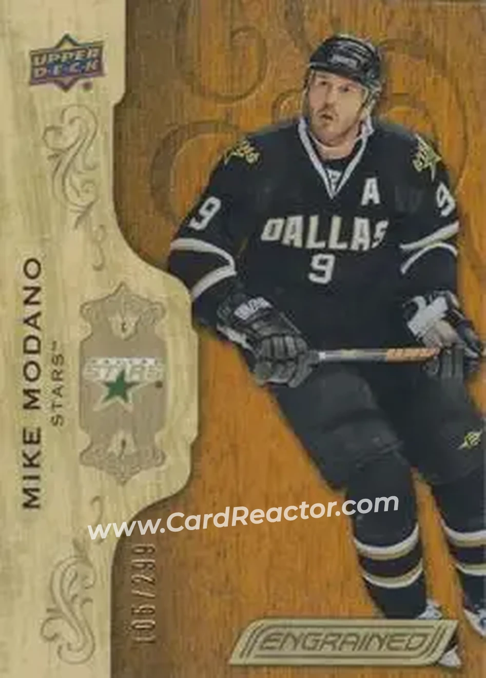 2018-19 Upper Deck Engrained #44 - Mike Modano - Dallas Stars - Front
