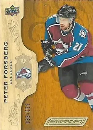 2018-19 Upper Deck Engrained #46 - Peter Forsberg - Colorado Avalanche