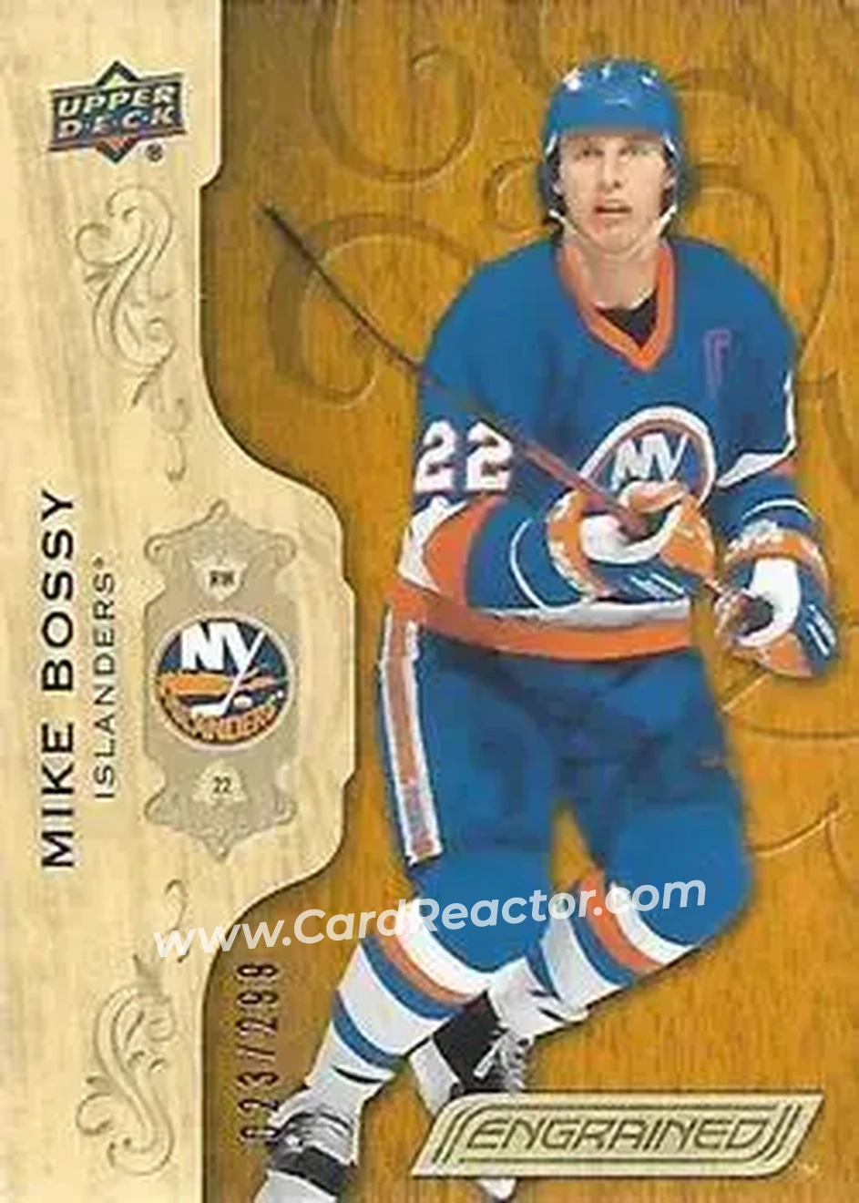 2018-19 Upper Deck Engrained #47 - Mike Bossy - New York Islanders - Front