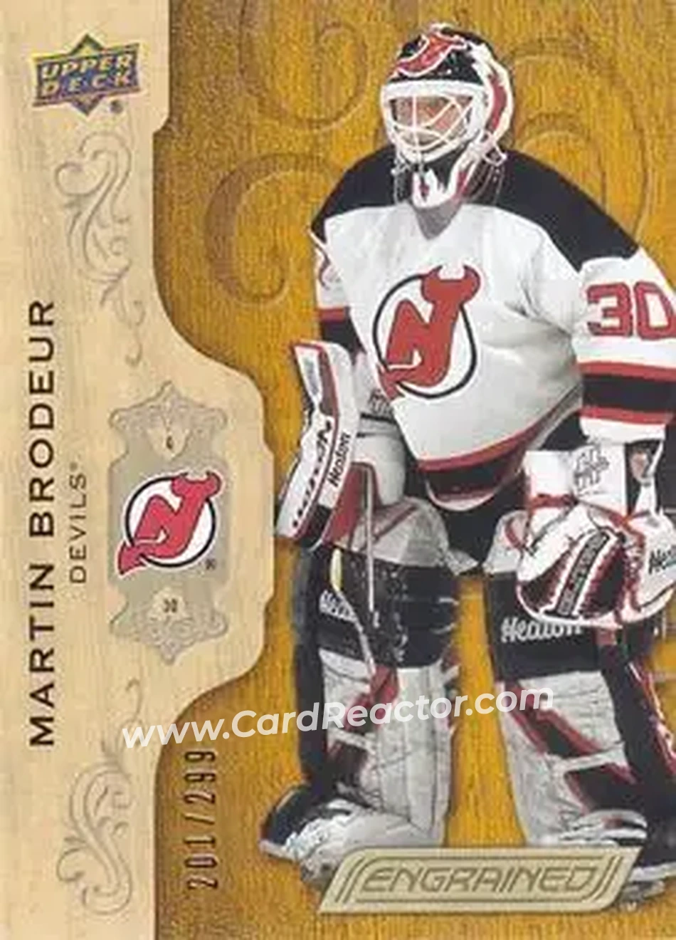 2018-19 Upper Deck Engrained #48 - Martin Brodeur - New Jersey Devils - Front 2018-19 Upper Deck Engrained #48 - Martin Brodeur - New Jersey Devils - Front