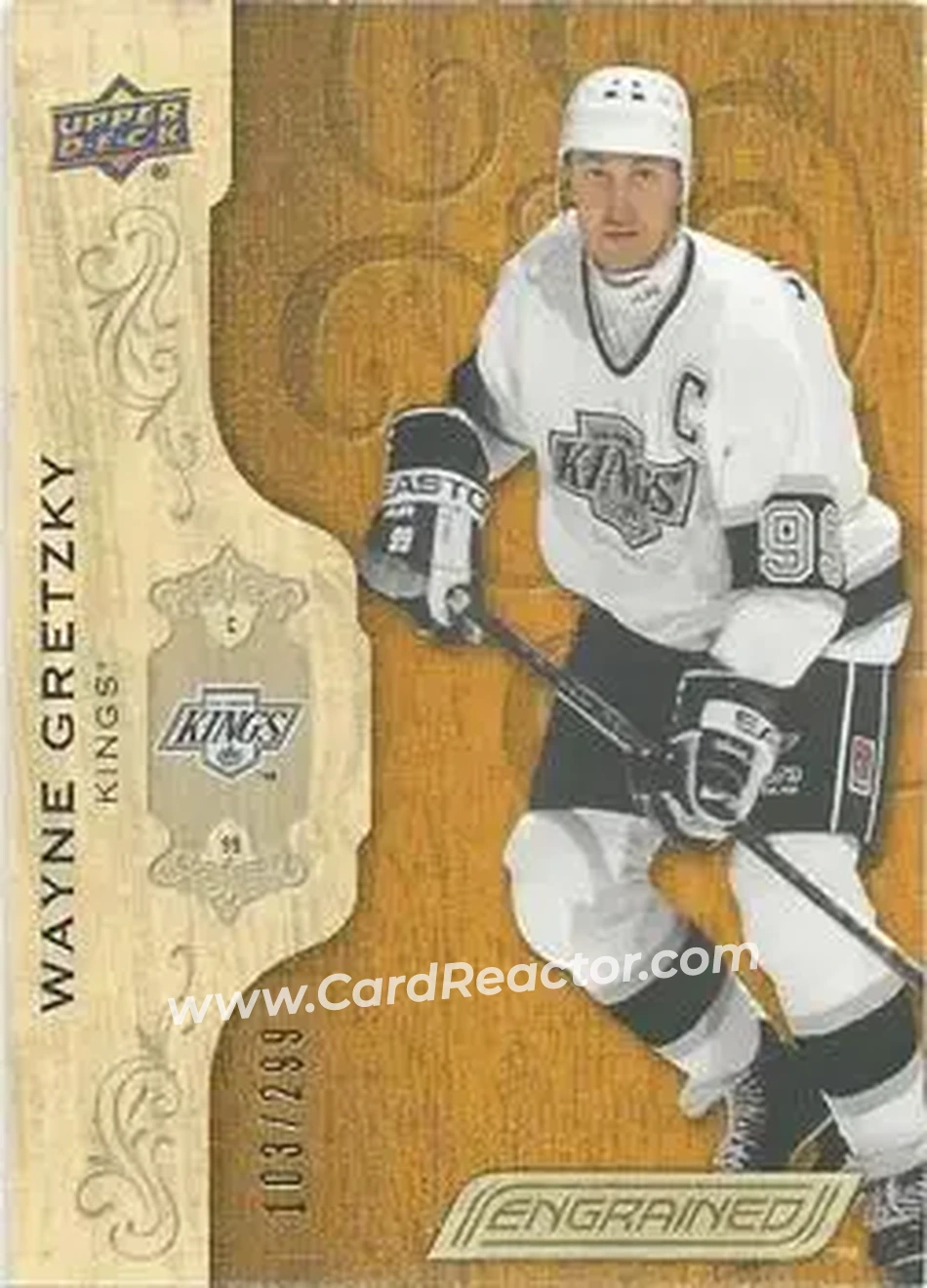 2018-19 Upper Deck Engrained #50 - Wayne Gretzky - Los Angeles Kings - Front