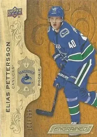2018-19 Upper Deck Engrained #51 - Elias Pettersson - Vancouver Canucks