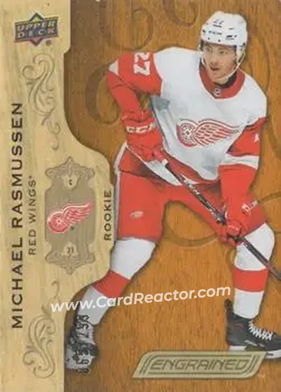 2018-19 Upper Deck Engrained #54 - Michael Rasmussen - Detroit Red Wings - Front