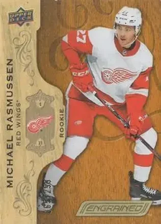 2018-19 Upper Deck Engrained #54 - Michael Rasmussen - Detroit Red Wings