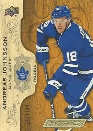 2018-19 Upper Deck Engrained #58 - Andreas Johnsson - Toronto Maple Leafs