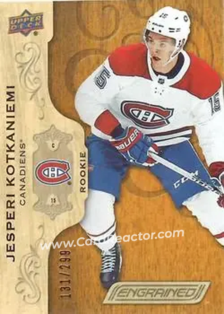 2018-19 Upper Deck Engrained #65 - Jesperi Kotkaniemi - Montreal Canadiens - Front