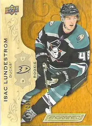 2018-19 Upper Deck Engrained #68 - Isac Lundestrom - Anaheim Ducks