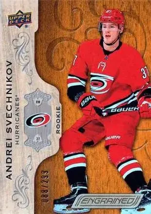 2018-19 Upper Deck Engrained #80 - Andrei Svechnikov - Carolina Hurricanes