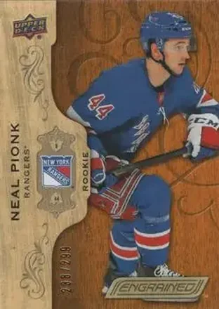 2018-19 Upper Deck Engrained #82 - Neal Pionk - New York Rangers