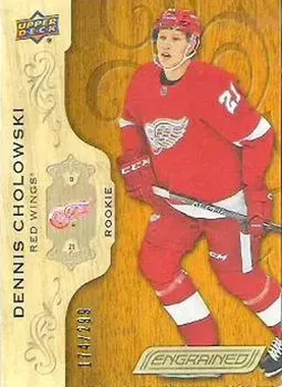 2018-19 Upper Deck Engrained #86 - Dennis Cholowski - Detroit Red Wings