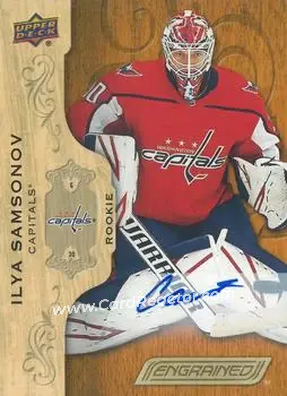 2018-19 Upper Deck Engrained - Autographs #98 - Ilya Samsonov - Washington Capitals - Front