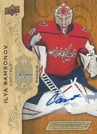 2018-19 Upper Deck Engrained - Autographs #98 - Ilya Samsonov - Washington Capitals
