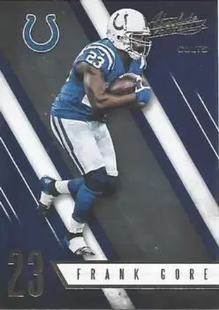 2016 Panini Absolute #9 - Frank Gore - Indianapolis Colts