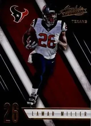 2016 Panini Absolute #12 - Lamar Miller - Houston Texans