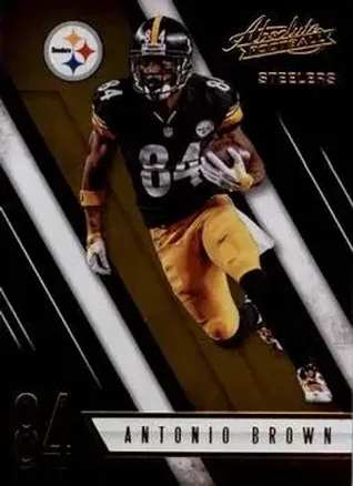 2016 Panini Absolute #17 - Antonio Brown - Pittsburgh Steelers