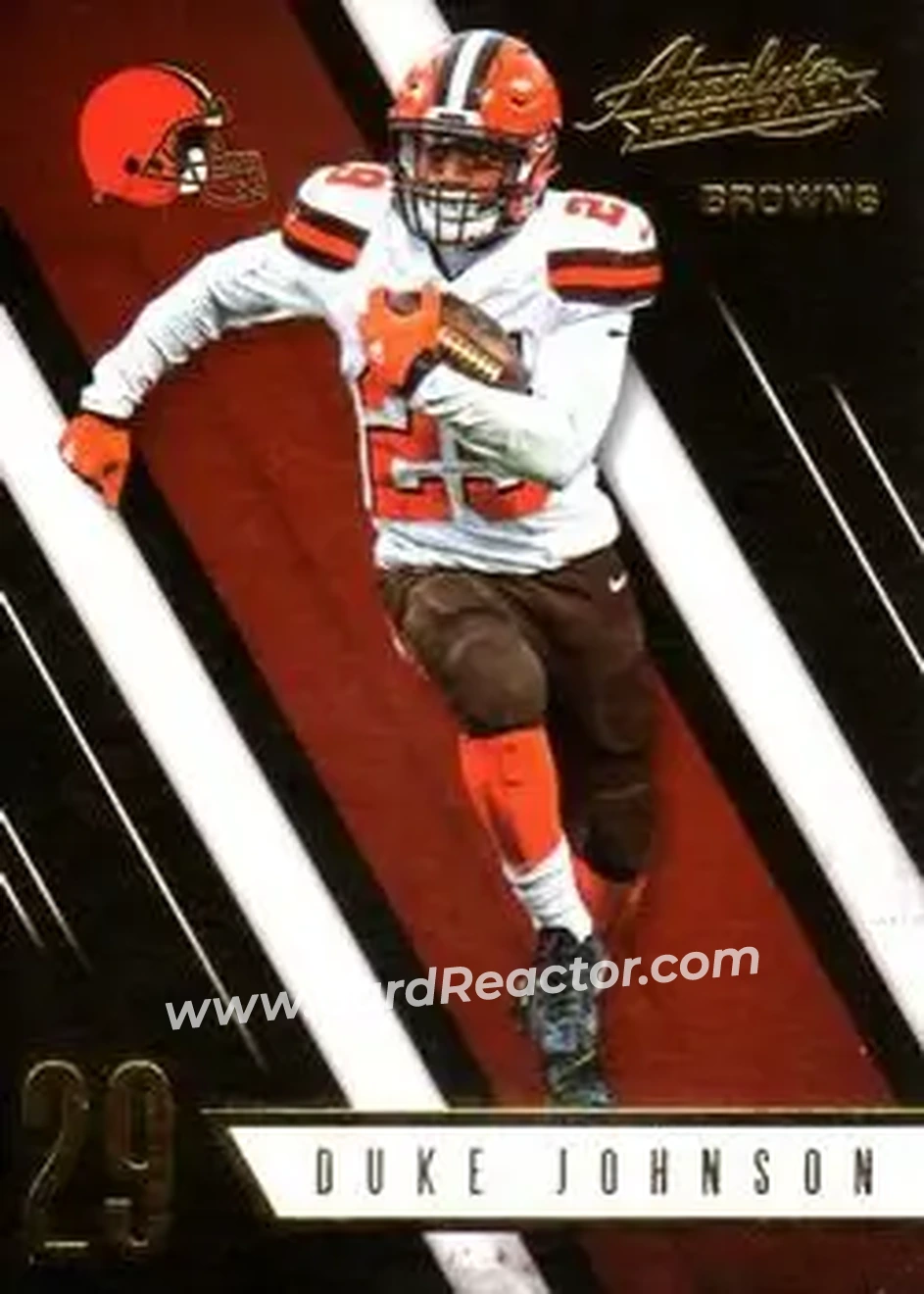 2016 Panini Absolute #19 - Duke Johnson Jr. - Cleveland Browns - Front