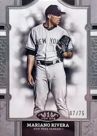 2024 Topps Tier One - Silver Foil #16 - Mariano Rivera - New York Yankees