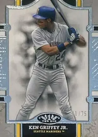 2024 Topps Tier One - Silver Foil #19 - Ken Griffey Jr. - Seattle Mariners