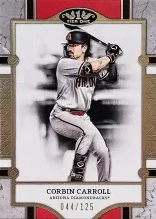 2024 Topps Tier One - Silver Foil #24 - Corbin Carroll - Arizona Diamondbacks