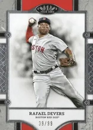 2024 Topps Tier One - Silver Foil #32 - Rafael Devers - Boston Red Sox