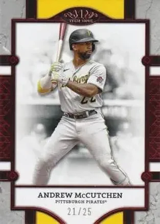 2024 Topps Tier One - Red Foil #57 - Andrew McCutchen - Pittsburgh Pirates