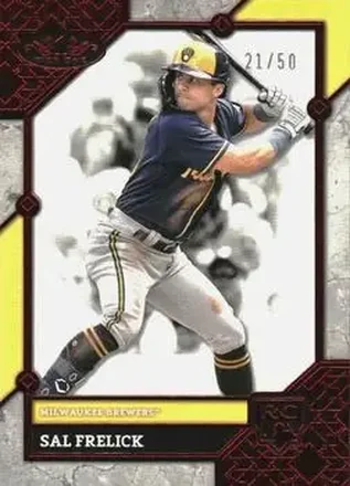 2024 Topps Tier One - Red Foil #75 - Sal Frelick - Milwaukee Brewers