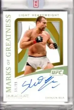 2021 Panini Immaculate Collection UFC feature card
