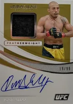 2021 Panini Immaculate Collection UFC - Memorabilia Autographs #MA-JAL - Jose Aldo