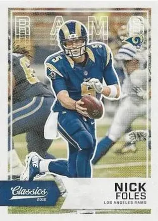 2016 Panini Classics #3 - Nick Foles - Los Angeles Rams