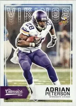 2016 Panini Classics #4 - Adrian Peterson - Minnesota Vikings