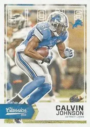 2016 Panini Classics #74 - Calvin Johnson - Detroit Lions