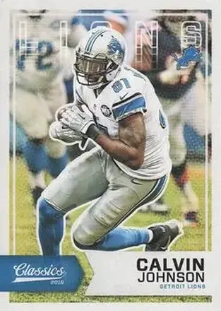 2016 Panini Classics #74b - Calvin Johnson - Detroit Lions