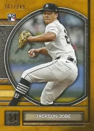 2025 Topps Museum Collection - Gold #57 - Jackson Jobe - Detroit Tigers