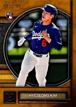2025 Topps Museum Collection - Gold #60 - Hyeseong Kim - Los Angeles Dodgers