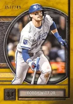 2025 Topps Museum Collection - Gold #65 - Bobby Witt Jr. - Kansas City Royals