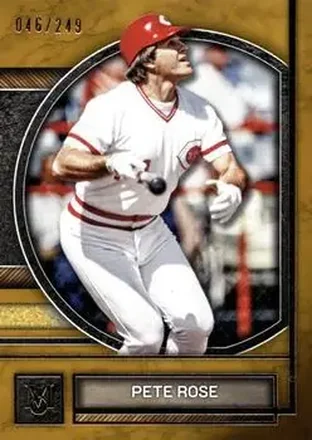 2025 Topps Museum Collection - Gold #80 - Pete Rose - Cincinnati Reds