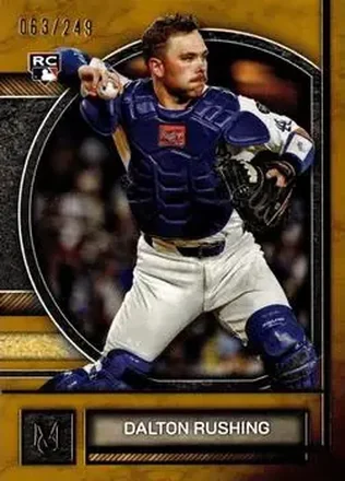 2025 Topps Museum Collection - Gold #89 - Dalton Rushing - Los Angeles Dodgers