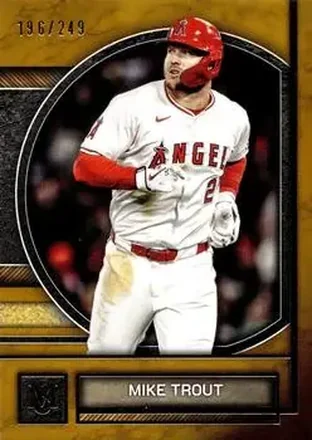2025 Topps Museum Collection - Gold #100 - Mike Trout - Los Angeles Angels