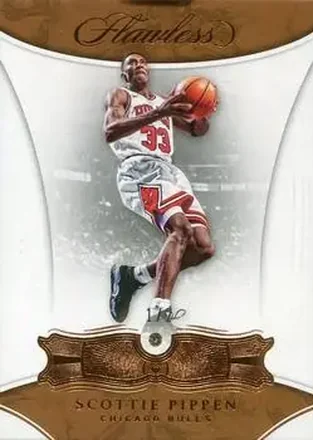 2017-18 Panini Flawless - Bronze #94 - Scottie Pippen - Chicago Bulls