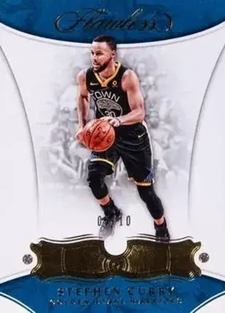 2017-18 Panini Flawless - Double #18 - Stephen Curry - Golden State Warriors