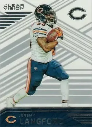 2016 Panini Clear Vision #13 - Jeremy Langford - Chicago Bears