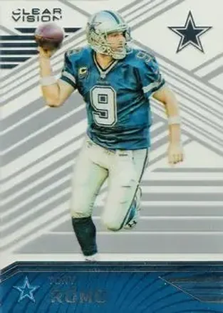 2016 Panini Clear Vision #19 - Tony Romo - Dallas Cowboys
