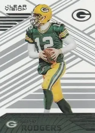 2016 Panini Clear Vision #25 - Aaron Rodgers - Green Bay Packers