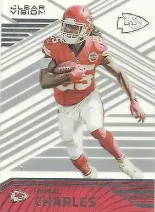 2016 Panini Clear Vision #33 - Jamaal Charles - Kansas City Chiefs