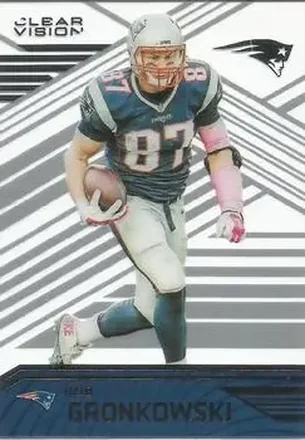 2016 Panini Clear Vision #42 - Rob Gronkowski - New England Patriots