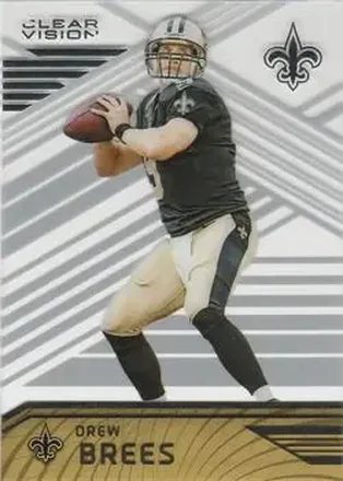 2016 Panini Clear Vision #44 - Drew Brees - New Orleans Saints