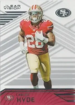 2016 Panini Clear Vision #60 - Carlos Hyde - San Francisco 49ers