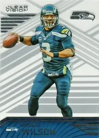 2016 Panini Clear Vision #62 - Russell Wilson - Seattle Seahawks