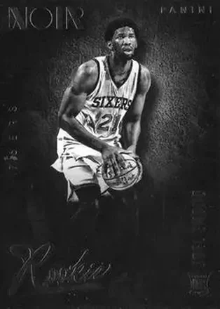 2014-15 Panini Noir #97 - Joel Embiid - Philadelphia 76ers